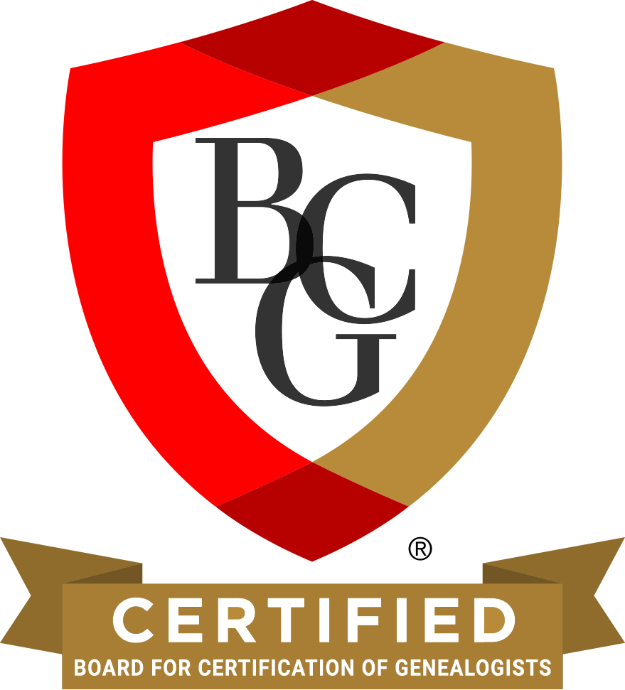 BCG Certified — Board for Certification of Genealogists
